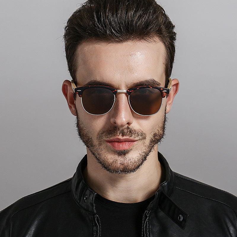 Bamboo Frame Sunglasses
