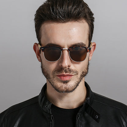 Bamboo Frame Sunglasses