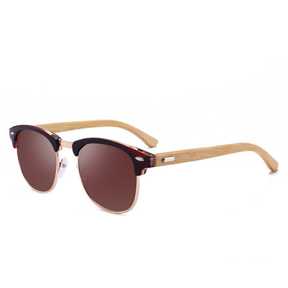 Bamboo Frame Sunglasses
